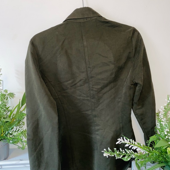 Green zip up blazer - Picture 2 of 3